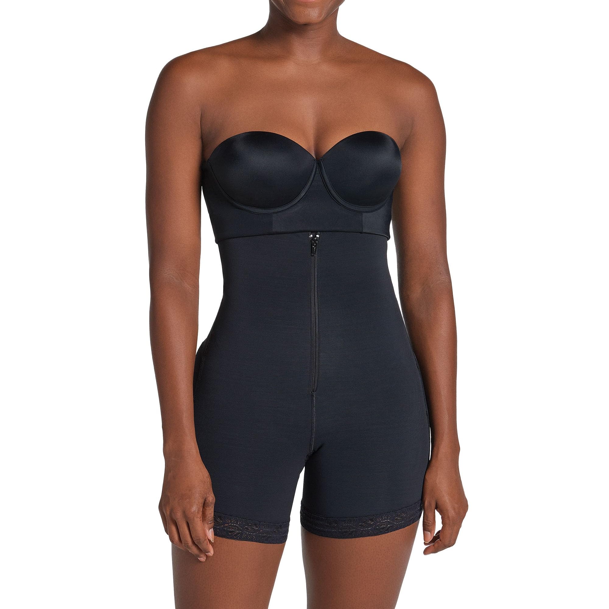 Leonisa Women's Shapewear Bodysuit - Tummy Control Full Body Shaper for Slimming & Smoothing - Perfect for Dresses, Workout & Everyday Wear