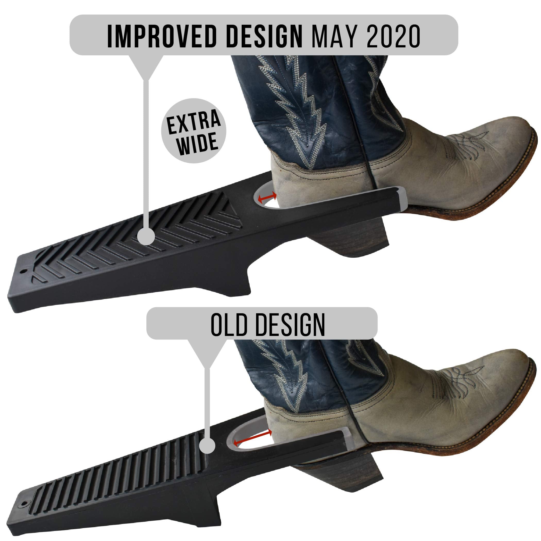 Premium JobSite Boot Puller with Rubber Grip Inlay - Heavy Duty Shoe & Boot Remover Tool (1 Unit) - Ideal for Construction Workers, Farmers & Outdoor Enthusiasts