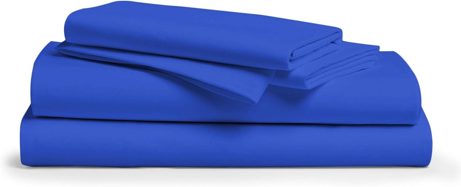 Premium 1500TC 100% Cotton 4-Piece Sheet Set - Full Size Deep Pocket (25-28