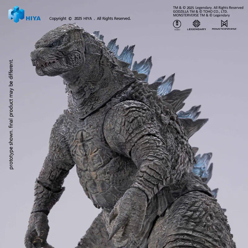 HIYA 7-inch 18cm Godzilla 2014 Translucent Version Action Figure - Exquisite Collectible for Movie Fans & Display