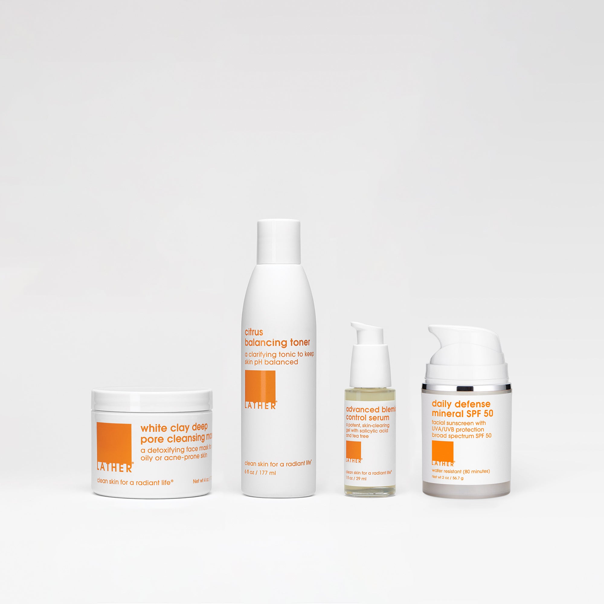 Best Clear Skin Routine for Acne-Prone Skin - Daily Skincare Set for Oily & Sensitive Skin | Perfect for Morning & Night Use