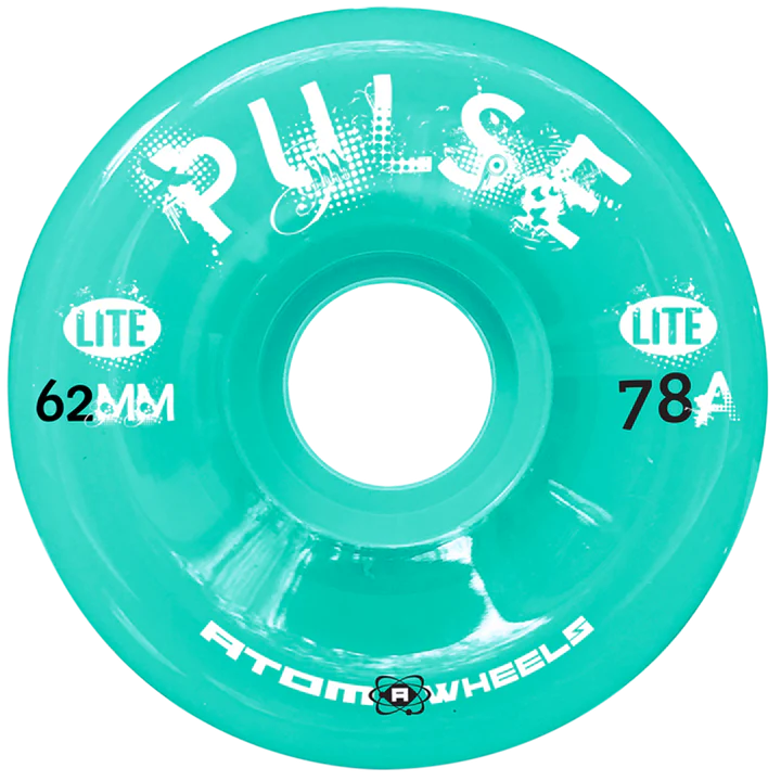 Atom Pulse Lite Wheels 78A - Pack of 4 High-Performance Skateboard Wheels for Smooth Riding on Streets & Parks