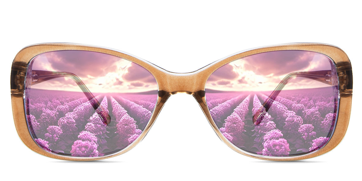 Lois Women's Prescription Tinted Glasses - Stylish & UV Protection for Reading, Driving & Outdoor Activities