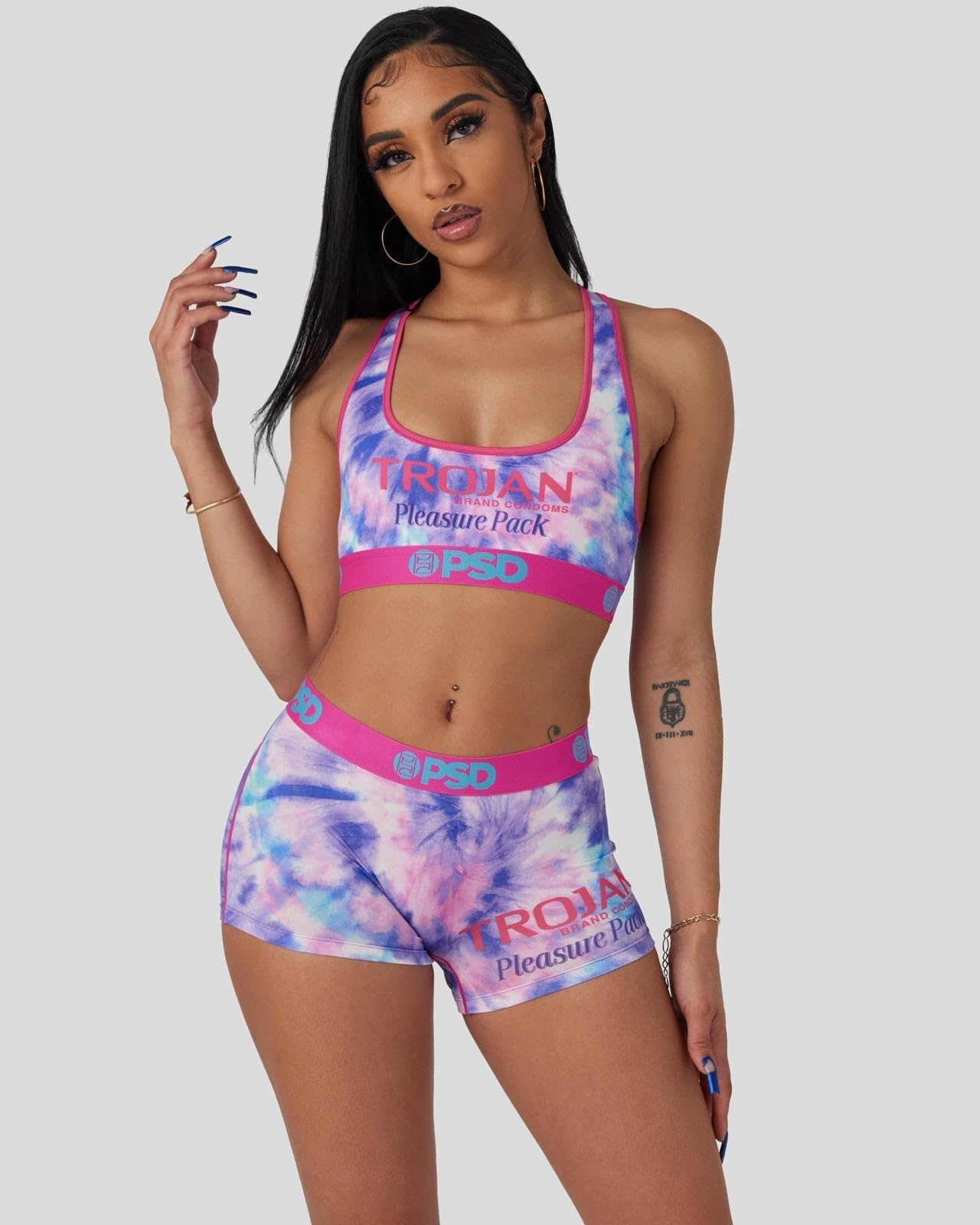 PSD Women's Trojan Boy Shorts - Full Coverage Cotton Underwear for Women - Comfortable Stretch Panties - Perfect for Yoga, Sleep & Everyday Wear