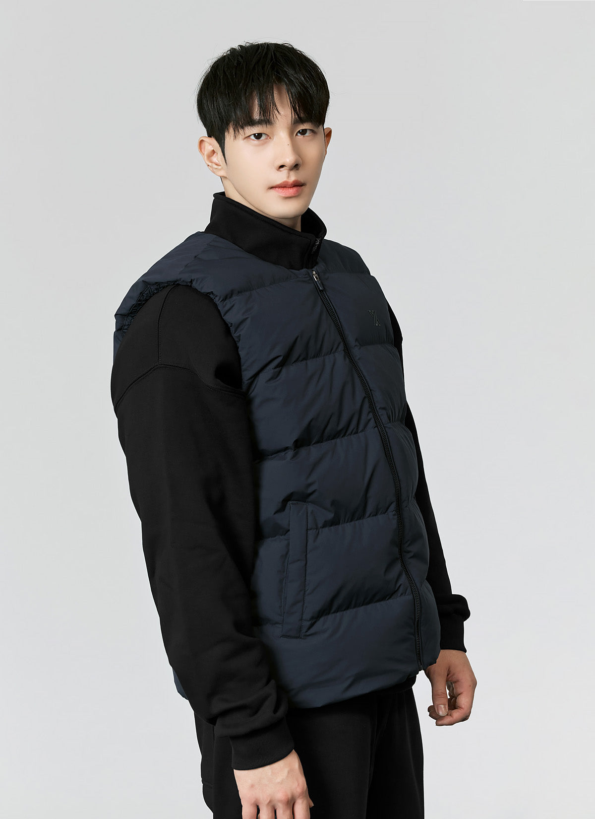 Premium Goose Down Round Neck Vest for Men & Women - Lightweight Warm Winter Puffer Vest for Outdoor Activities, Hiking, and Casual Wear