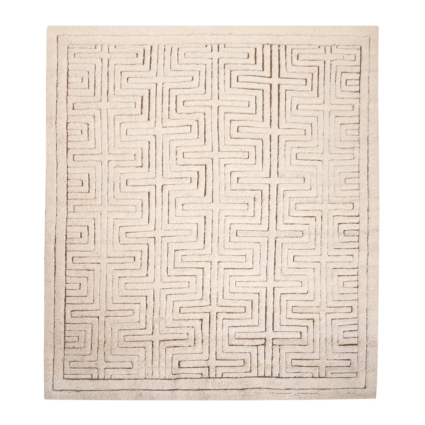 Handmade Lisbon Wool Area Rug - Traditional Hand Knotted Design for Living Room, Bedroom & Dining Room Decor