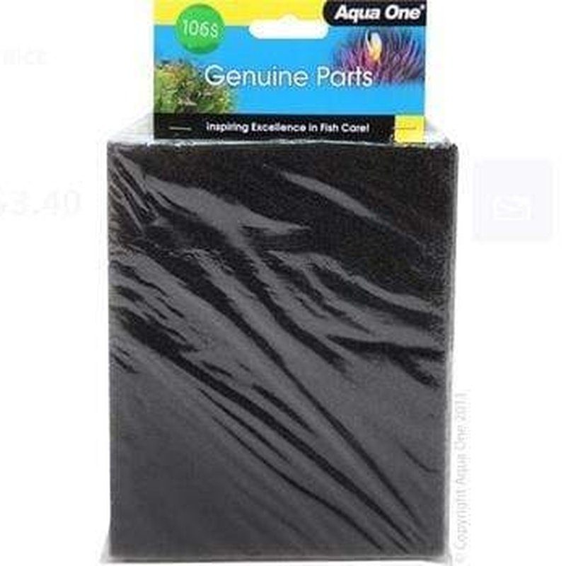 Aqua One Sponge 2-Pack for Aquarium Filters - EcoStyle 61 VF70 Model 25106s | Premium Foam Filter Media for Fish Tanks, Ponds & Aquatic Systems | Perfect for Mechanical & Biological Filtration
