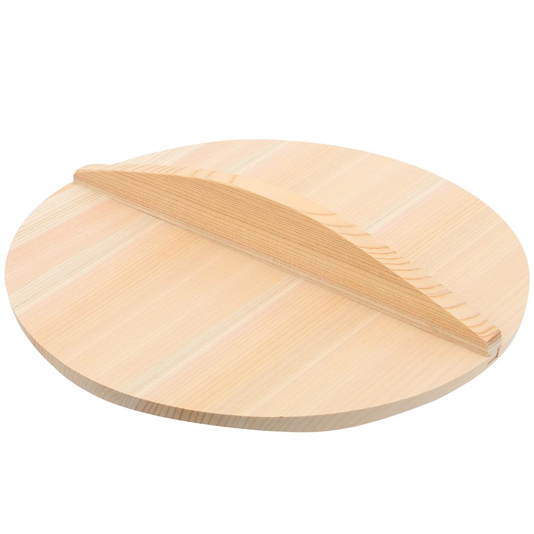Premium Japanese Wooden Cooking Drop Lid (Otoshibuta) - 11.8