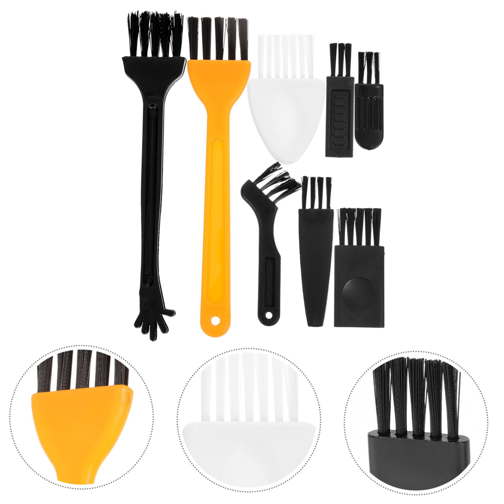 Healeved 192-Piece Electric Razor Cleaning Kit - Portable Nylon & Wool Brush Set for Beard Trimmer, Keyboard, Printer, and Vent Cleaning - Perfect for Home, Office, and Travel Grooming Essentials