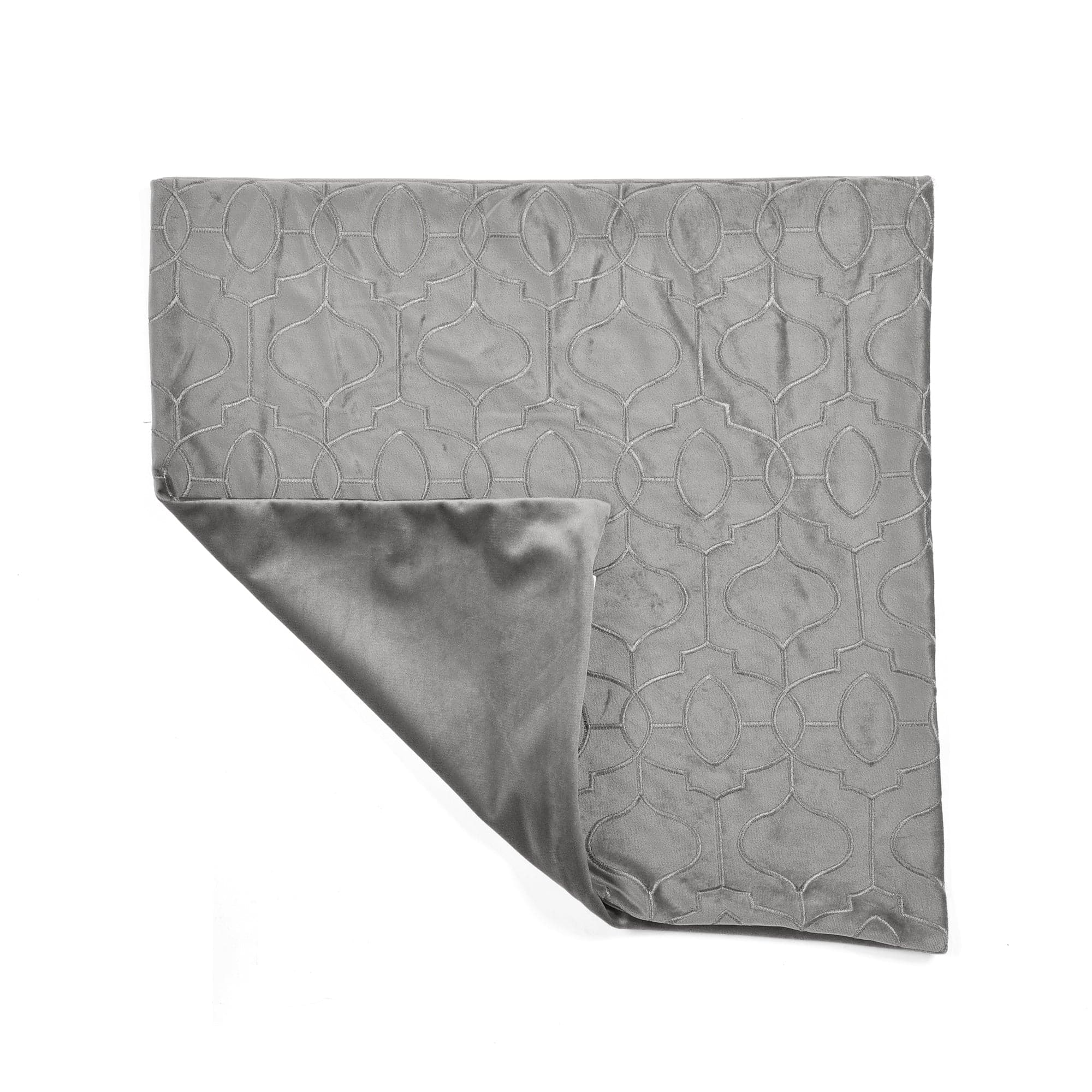 Velvet Geo Decorative Pillow Cover - Modern Geometric Throw Pillow Case for Sofa, Bed & Home Decor - Soft Luxury Cushion Cover for Living Room, Bedroom