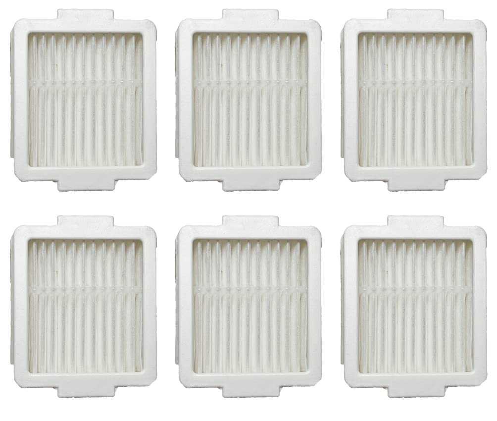 Nispira True HEPA Filter Replacement (6-Pack) for Breath Breathe Pure Plus Portable Plug-in Air Purifier - Ideal for Home, Office, Bedroom & Travel Use