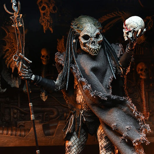 NECA Ultimate Shaman Predator Action Figure - Predator 2 Movie Collectible - Perfect for Display, Gift Giving & Action Figure Collections