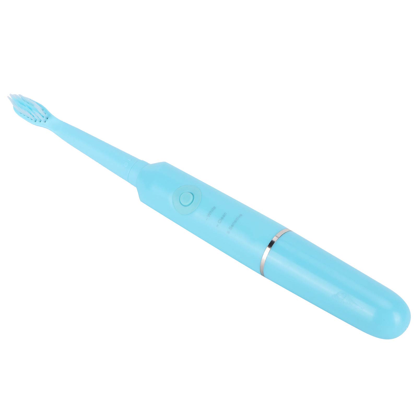Electric Toothbrush for Adults - Waterproof, Intelligent Timer, 4 Replacement Brush Heads - Perfect for Travel, Home & Daily Oral Care (Blue)