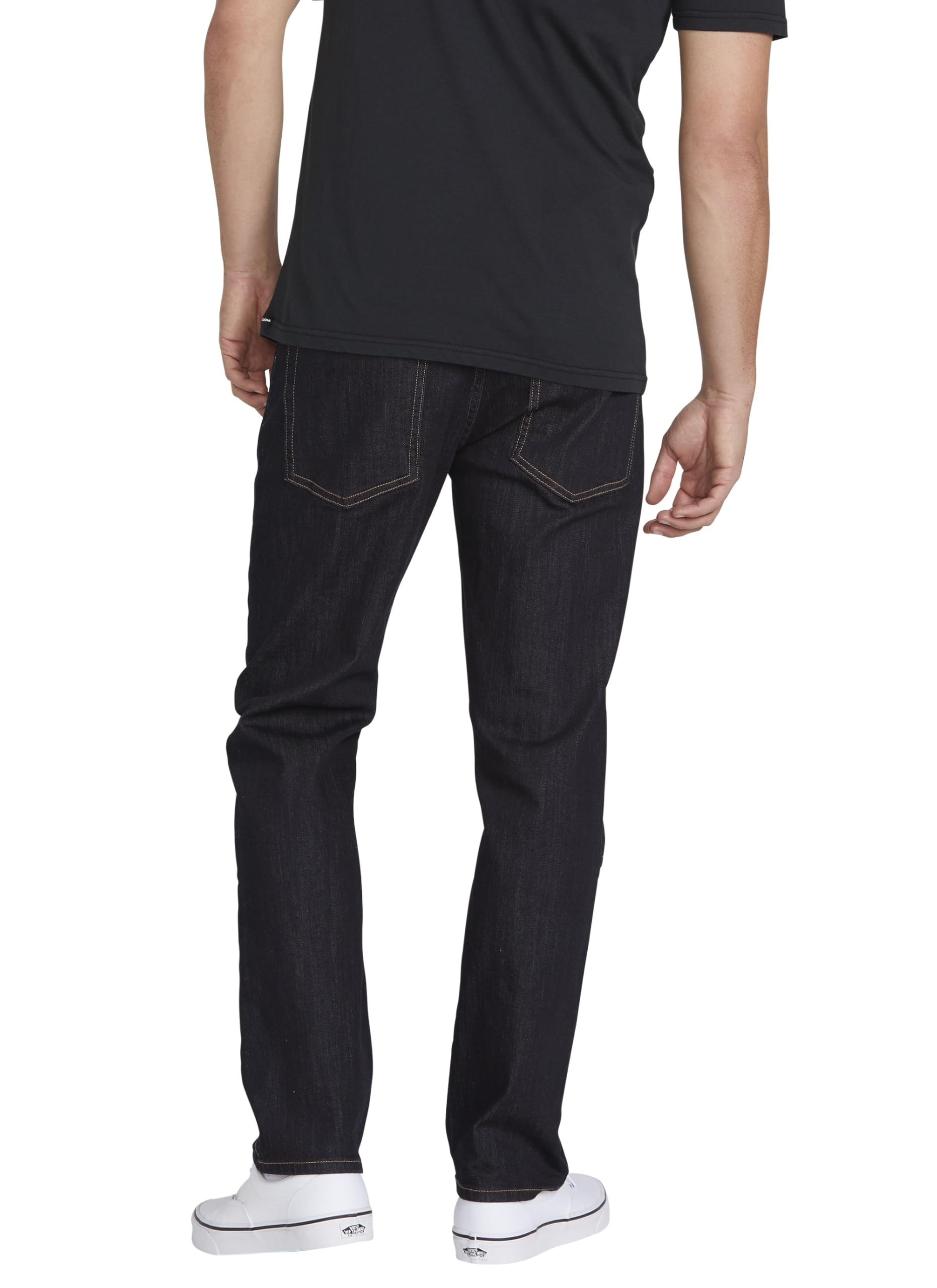 Volcom Men's Solver Stretch Denim Jeans - Comfortable Slim Fit for Casual Wear & Outdoor Activities