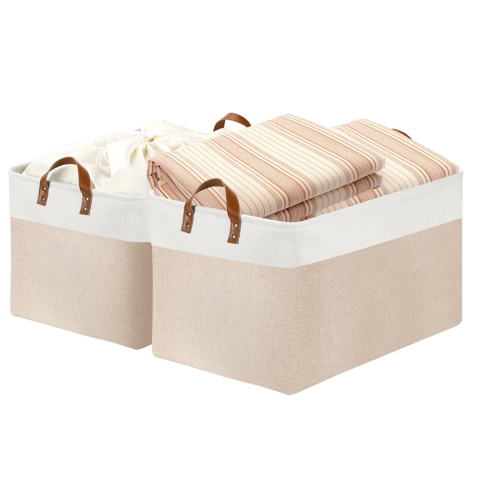 DULLEMELO Extra Large Fabric Storage Bins 22