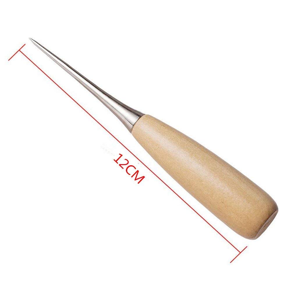 YEQIN 6MM/12MM/18MM/25MM Bias Tape Maker Tool Kit Set - 4 Sizes Fabric Binding Tools for DIY Sewing, Quilting & Dressmaking - Perfect for Creating Professional Edges on Garments, Home Decor and Craft Projects