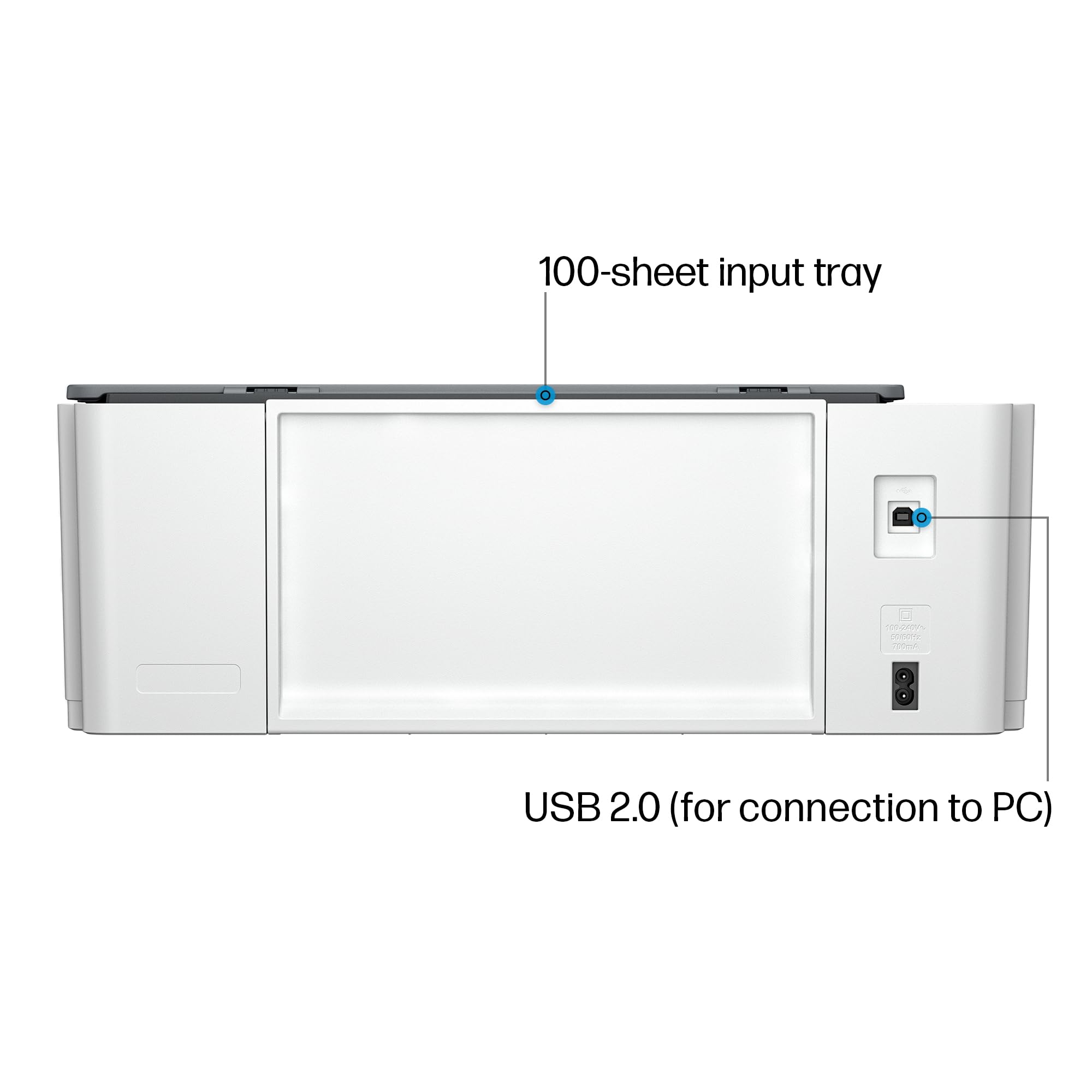 HP Smart Tank 5101 Wireless All-in-One Ink Tank Printer with 2 Years of Ink Included - Print, Scan, Copy - Best for Home & Office Use - Refillable Ink Tank System (1F3Y0A) - Perfect for Remote Work, School Projects, and Small Business Printing Needs