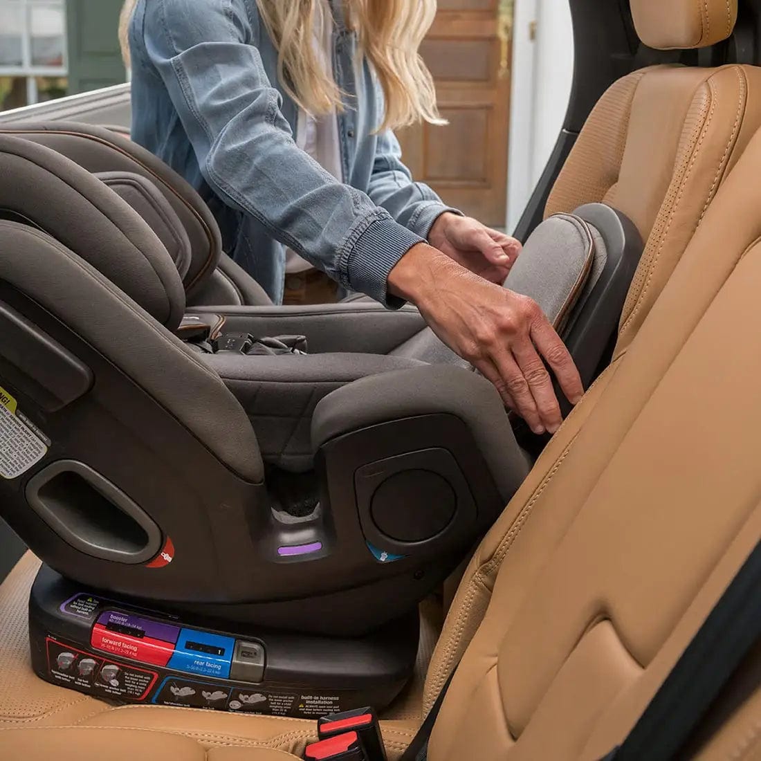 Nuna Exec Convertible Car Seat for Toddlers & Kids - Safe & Comfortable 3-in-1 Design for Rear, Forward & Booster Facing - Perfect for Family Travel & Daily Commutes