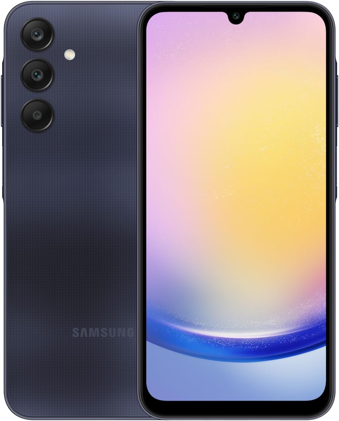 Samsung Galaxy A25 5G Unlocked Smartphone 128GB Dual SIM GSM Android Phone (US Compatible LTE) - Blue Black for Streaming, Gaming & Work