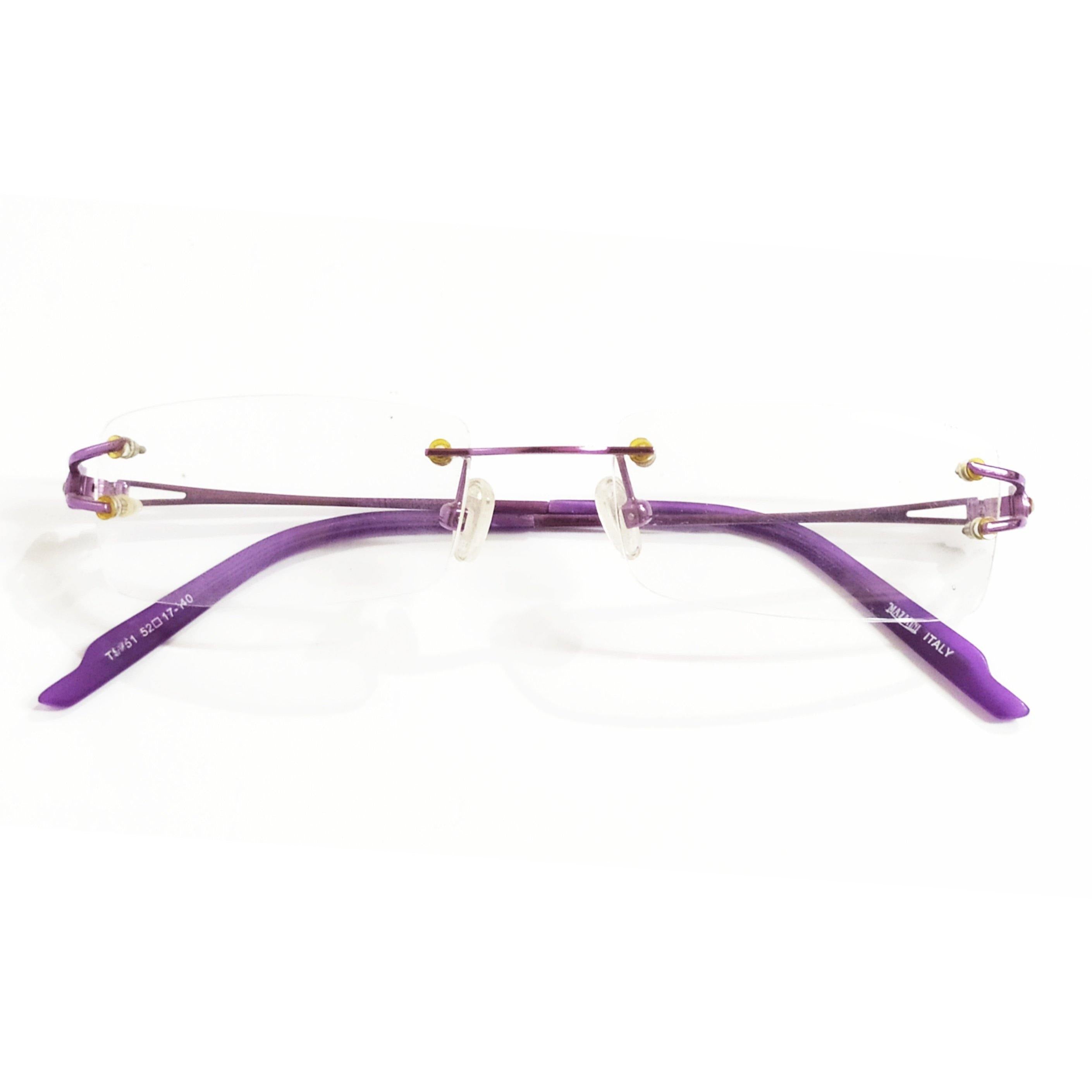 Premium Rimless Computer Glasses Blue Light Blocking with Anti-Glare Coating - Lightweight Frameless Eyewear for Digital Eye Strain Relief - Ideal for Office Work, Gaming & Screen Time (Model WlTS951)