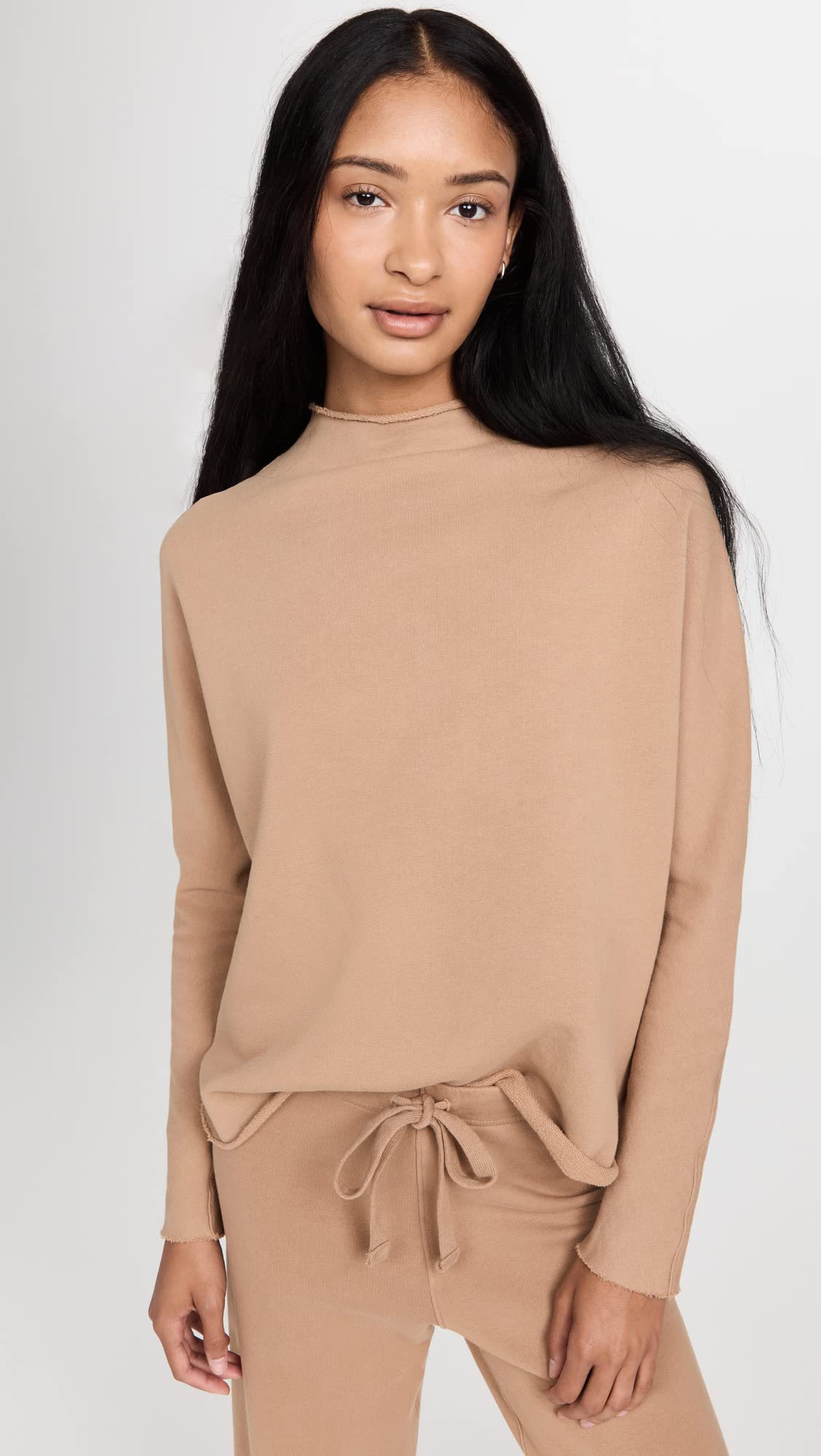 Frank & Eileen Women's Funnel Neck Capelet Sweater - Soft Wool Blend Wrap Cardigan for Fall & Winter - Perfect for Office, Date Night & Cozy Evenings