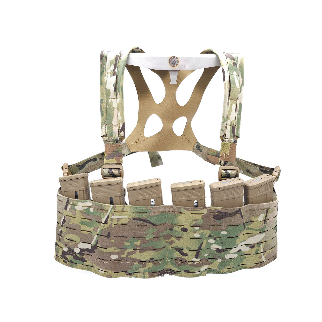 Esstac Bushboar 5.56 | 6 Magazine Chest Rig - Tactical Molle Vest for AR15 & AK47 | Perfect for Range Training, Hunting & Airsoft