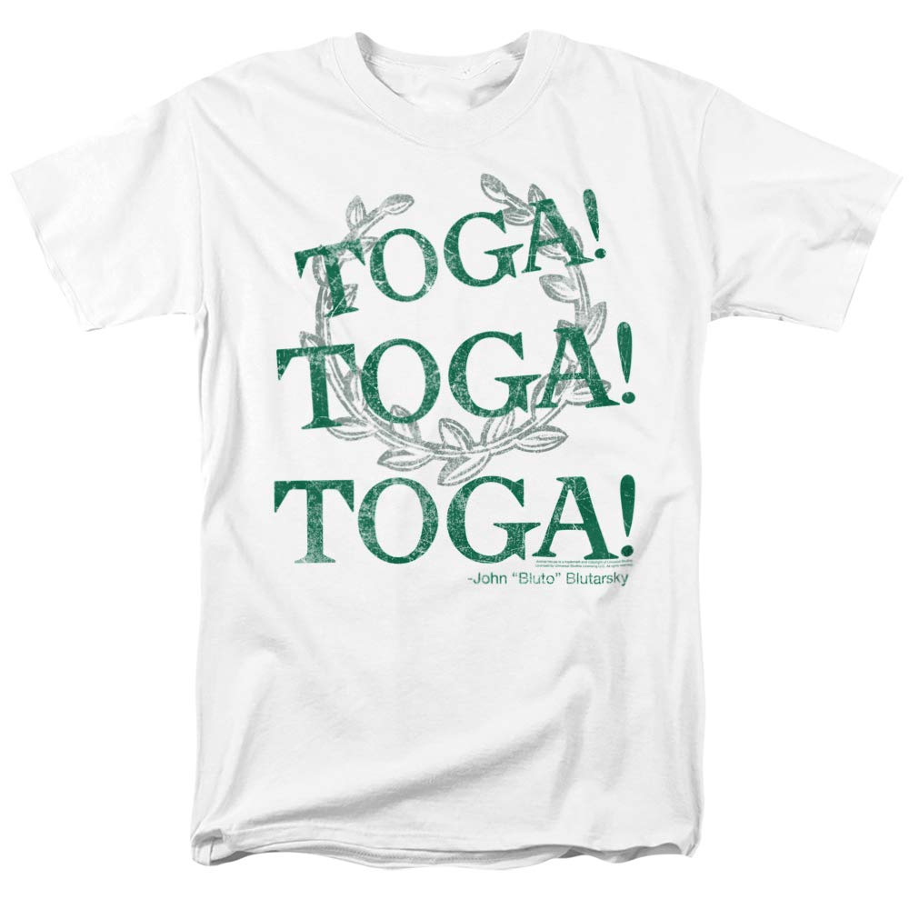 Animal House Toga Time Unisex Adult T-Shirt | Classic Movie Inspired Casual Wear for Men & Women | Perfect for College Parties, Halloween & Greek Themed Events