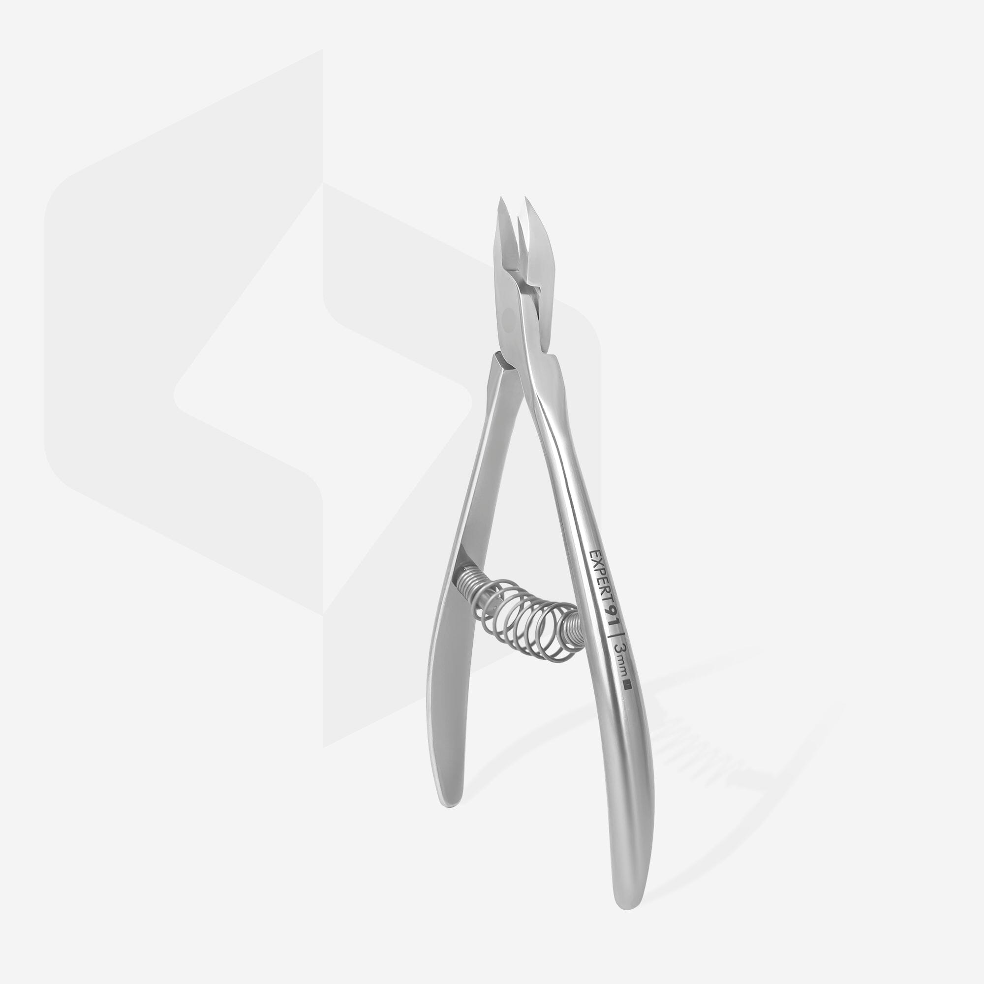 Staleks Professional Cuticle Nippers EXPERT 91 (3mm) - Precision Nail Care Tool for Manicures & Pedicures at Home or Salon