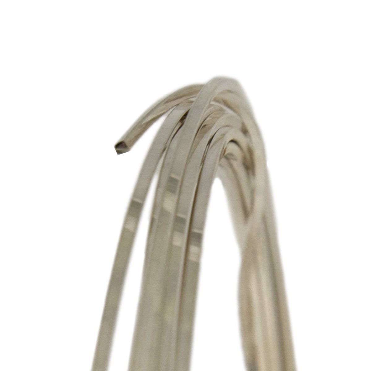 21 Gauge Square Dead Soft Argentium .930 Silver Wire - 25FT for Jewelry Making, Wire Wrapping & DIY Crafts - Premium Tarnish-Resistant Silver Wire for Beading, Pendants & Metalworking Projects