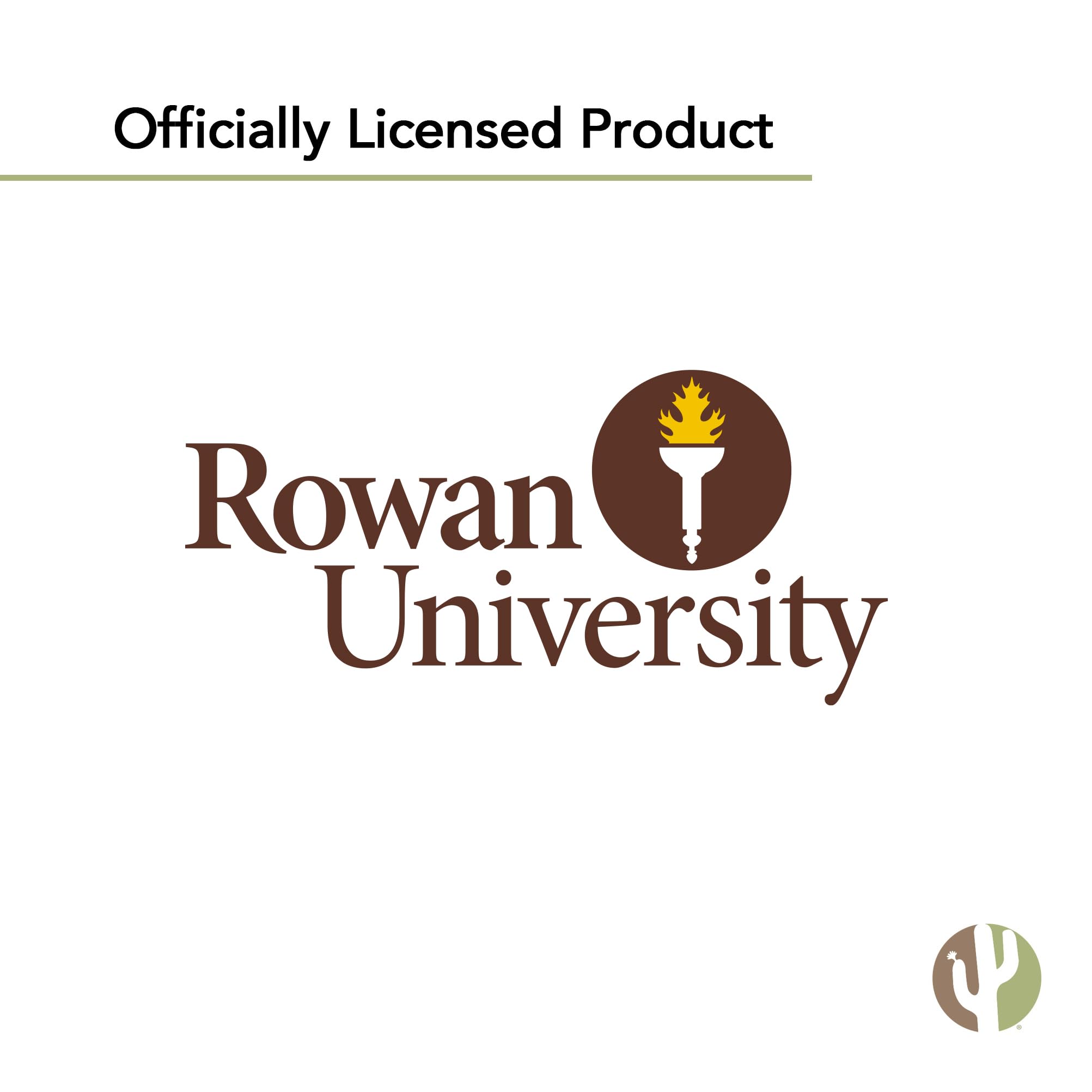 Desert Cactus Rowan University Sticker - Vinyl Decal for Laptop, Water Bottle, Car & Scrapbook - Perfect for College Students, Dorm Decor & School Spirit (IND 00055a)