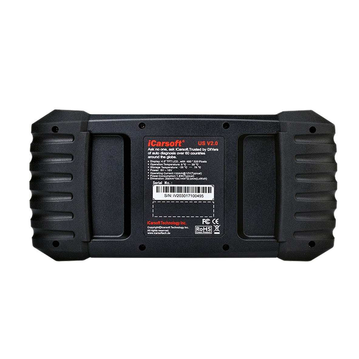 iCarsoft US V2.0 OBD2 Scanner - Professional Diagnostic Scan Tool for Ford, GM, Chevy, Buick, Cadillac, GMC, Chrysler, Jeep, Holden - Oil Reset, EPB, BMS, DPF, SAS, ETC, BLD, INJ Functions | Perfect for Mechanics & DIY Car Maintenance