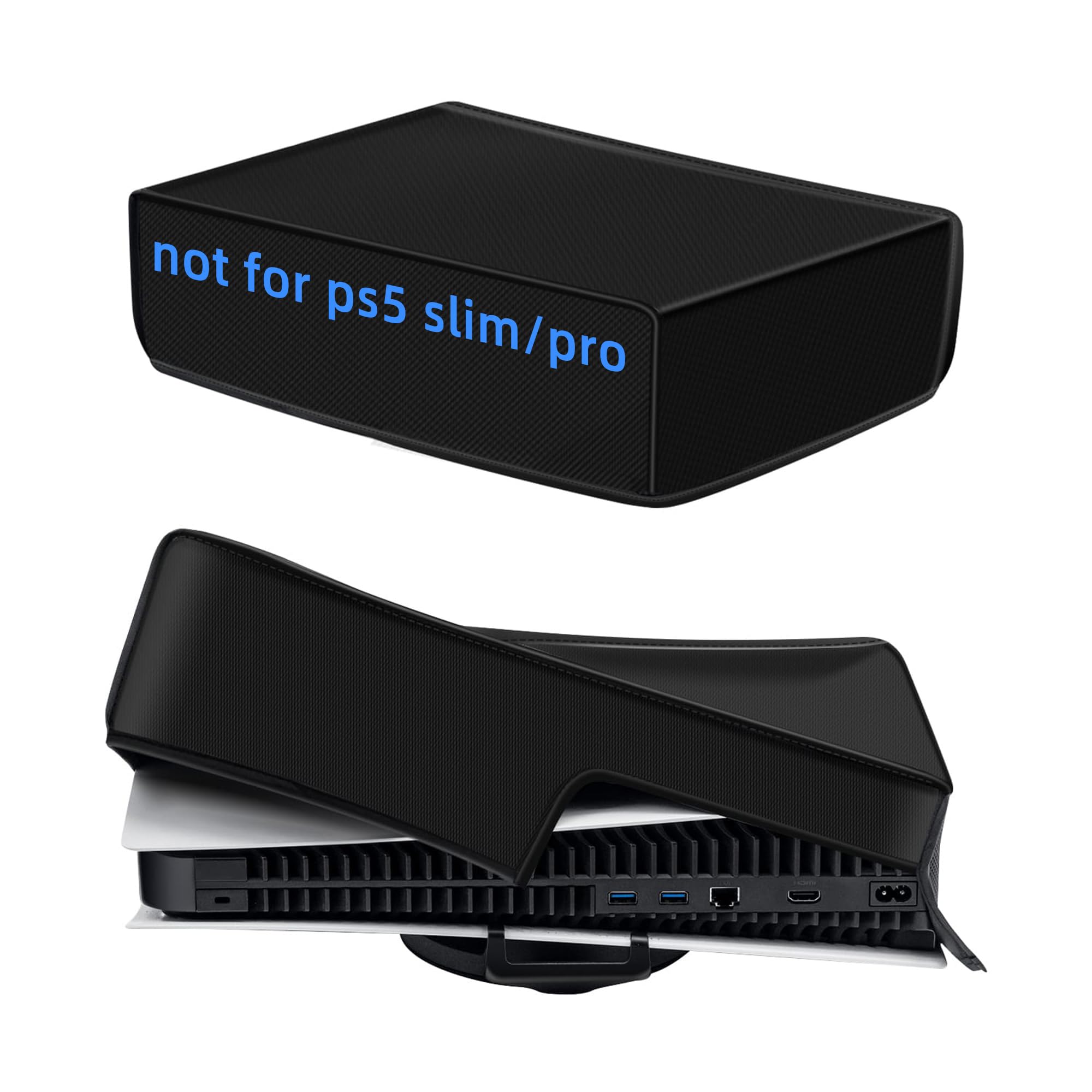 Mcbazel Dustproof Protective Cover for PS5 Console (Not for PS5 Slim) - Keep Your Gaming Console Clean & Safe During Storage & Travel