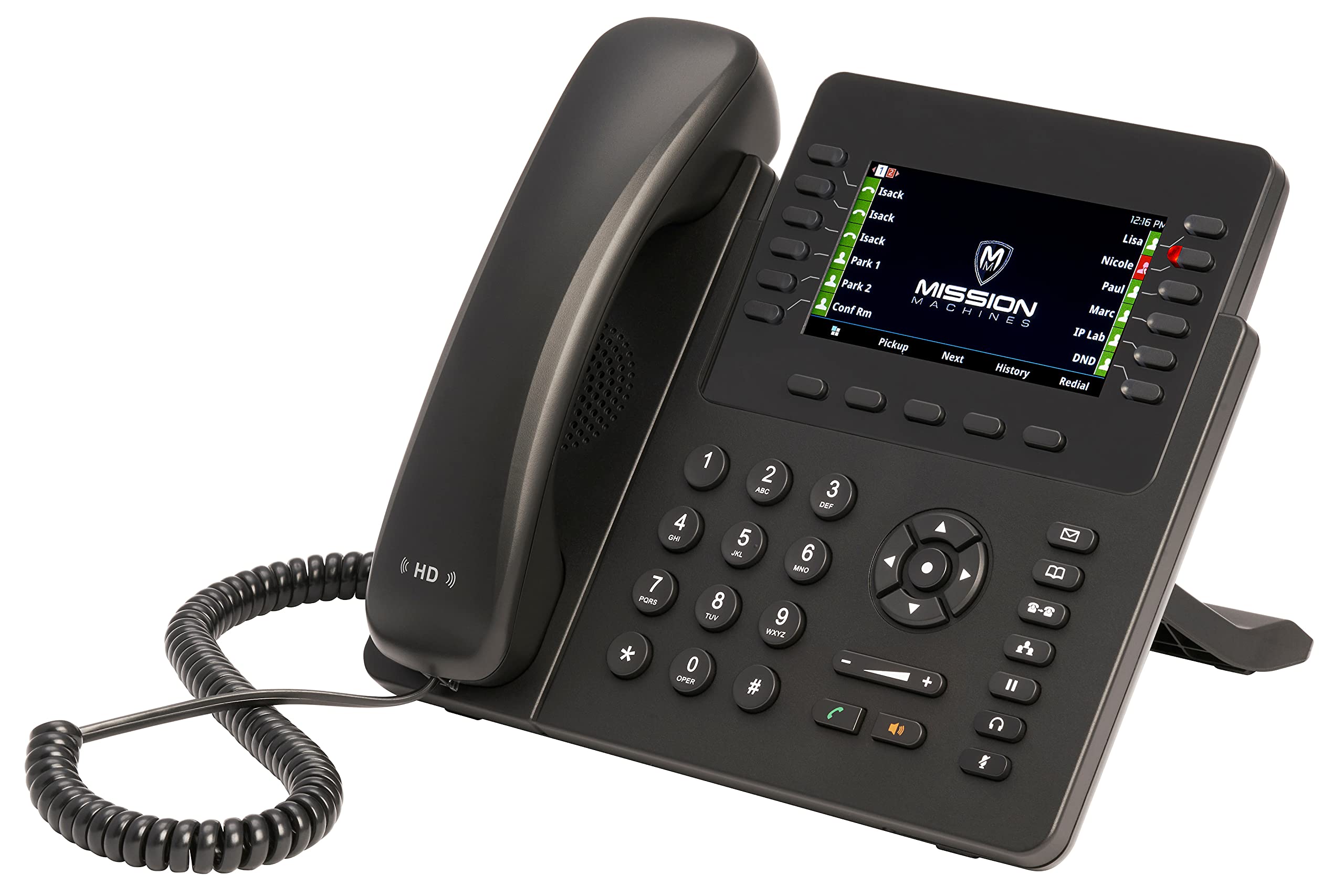 Mission Machines S-100 Business Phone System - 12 Line VoIP Phone Bundle with Auto Attendant, Voicemail, Call Recording & Remote Extensions | Includes 2 Months Phone Service | Ideal for Small Offices, Call Centers & Remote Teams