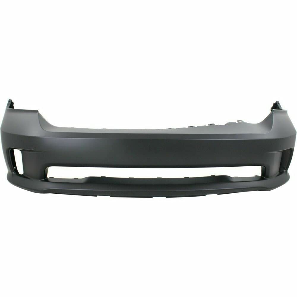 Primed Plastic Front Bumper Cover 68197698AA CH1000A10 - Perfect for Car Repair & Replacement, Fits Dodge, Chrysler, Jeep Models