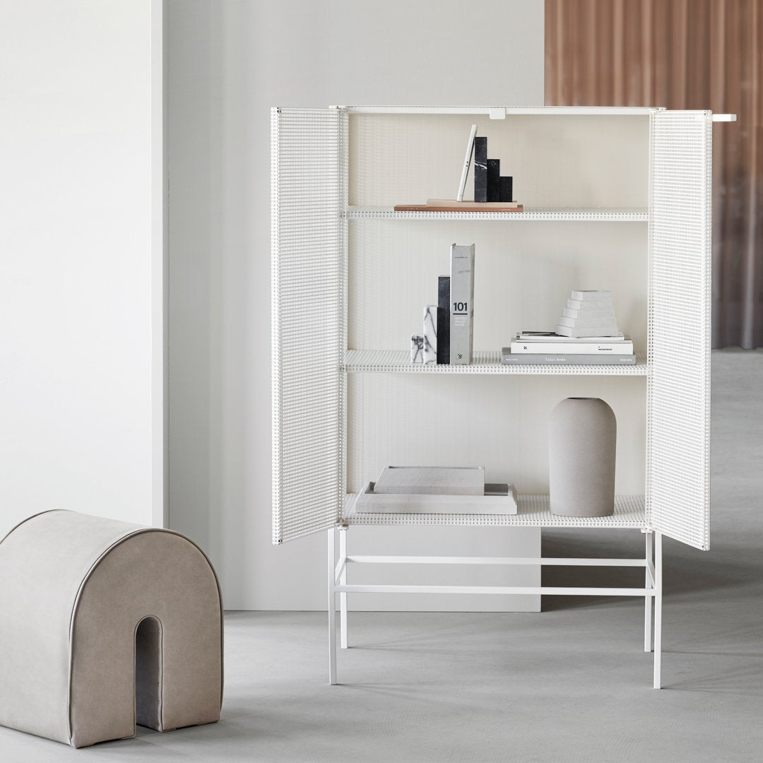 Kristina Dam Studio Grid Cabinet - Modern Storage Solution for Living Room, Bedroom & Office - Stylish & Functional Home Organization