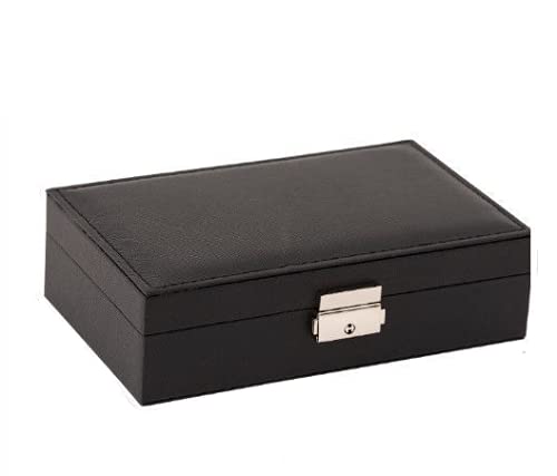 NC Single-Layer Lockable Jewelry Storage Box - Secure Organizer for Rings, Necklaces & Small Accessories | Perfect for Travel, Gift Giving & Home Organization