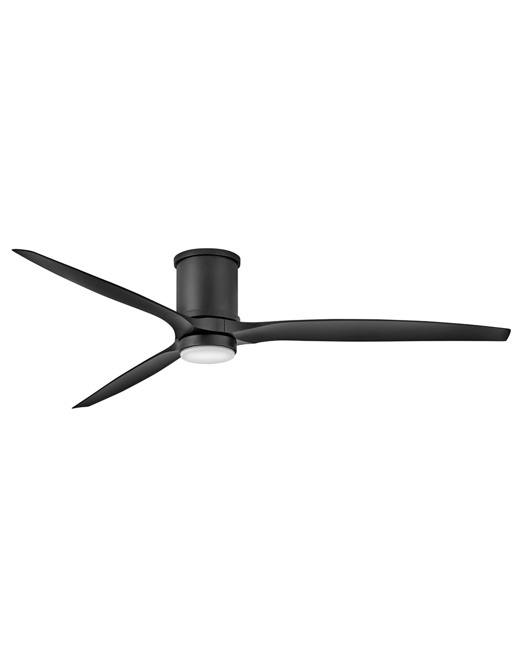 Modern Hover Flush Mount Ceiling Fan with Remote Control - Energy Efficient LED Light - Quiet DC Motor - Perfect for Bedroom, Living Room, and Office Spaces