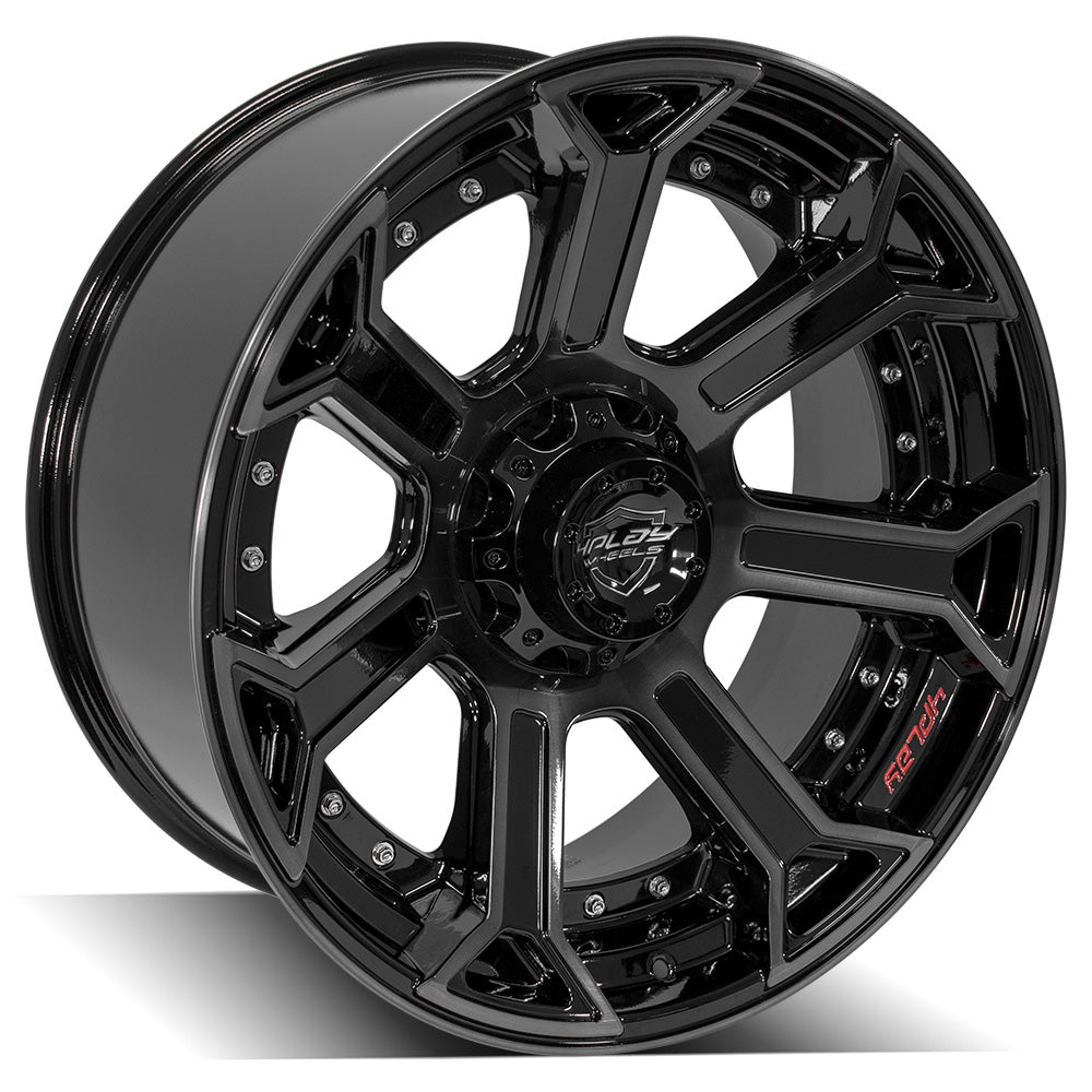 4Play Gen2 4P70 Gloss Black Wheels 22x10.0 18