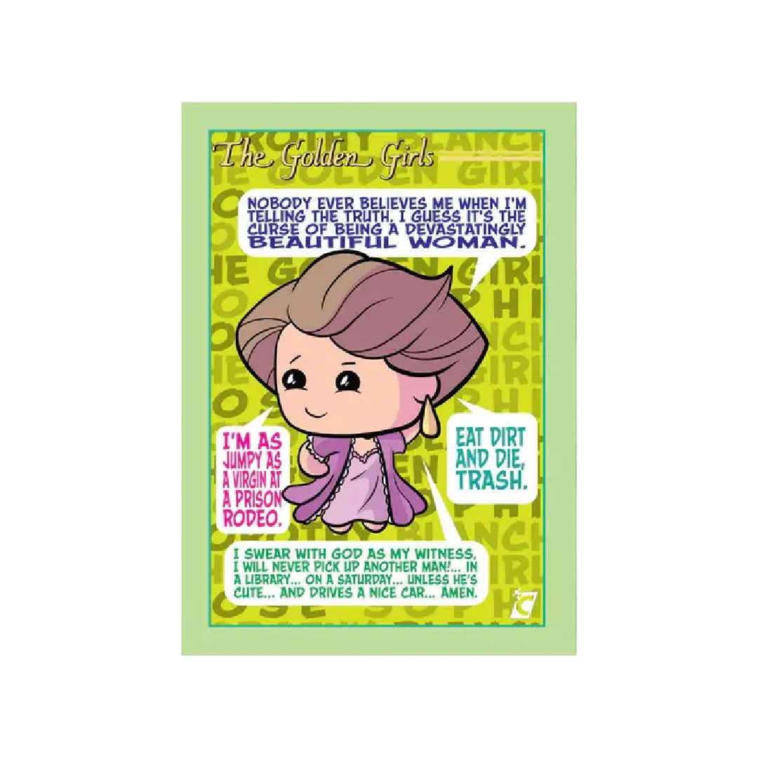 The Golden Girls Series 1 Trading Cards - 2 Pack Collector's Edition Box Set - Perfect for TV Show Fans & Card Collectors - Great for Gifts, Display, and Trading