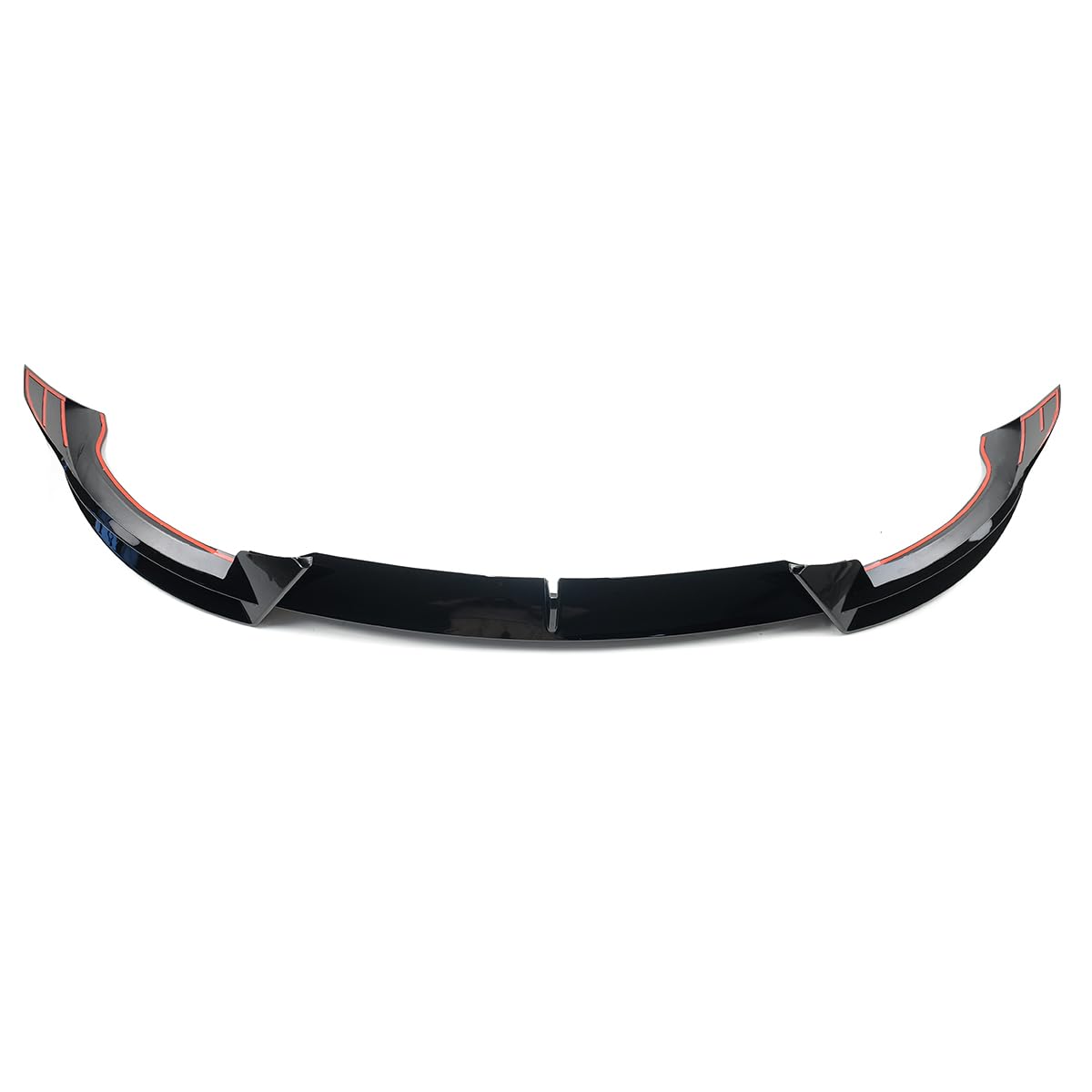 Glossy Black Front Bumper Lip Splitter Spoiler 3PCS for Tesla Model Y 2020-2023 | Enhance Style & Aerodynamics | Perfect for Car Enthusiasts & Street Racing