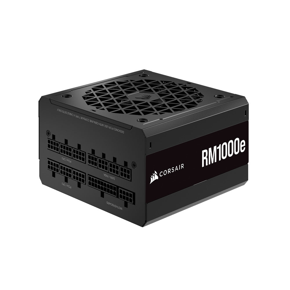 Corsair RM1000e 2.0 1000W 80 Plus Gold Fully Modular ATX Power Supply - High Efficiency PSU for Gaming PC, Workstation & Crypto Mining Rig