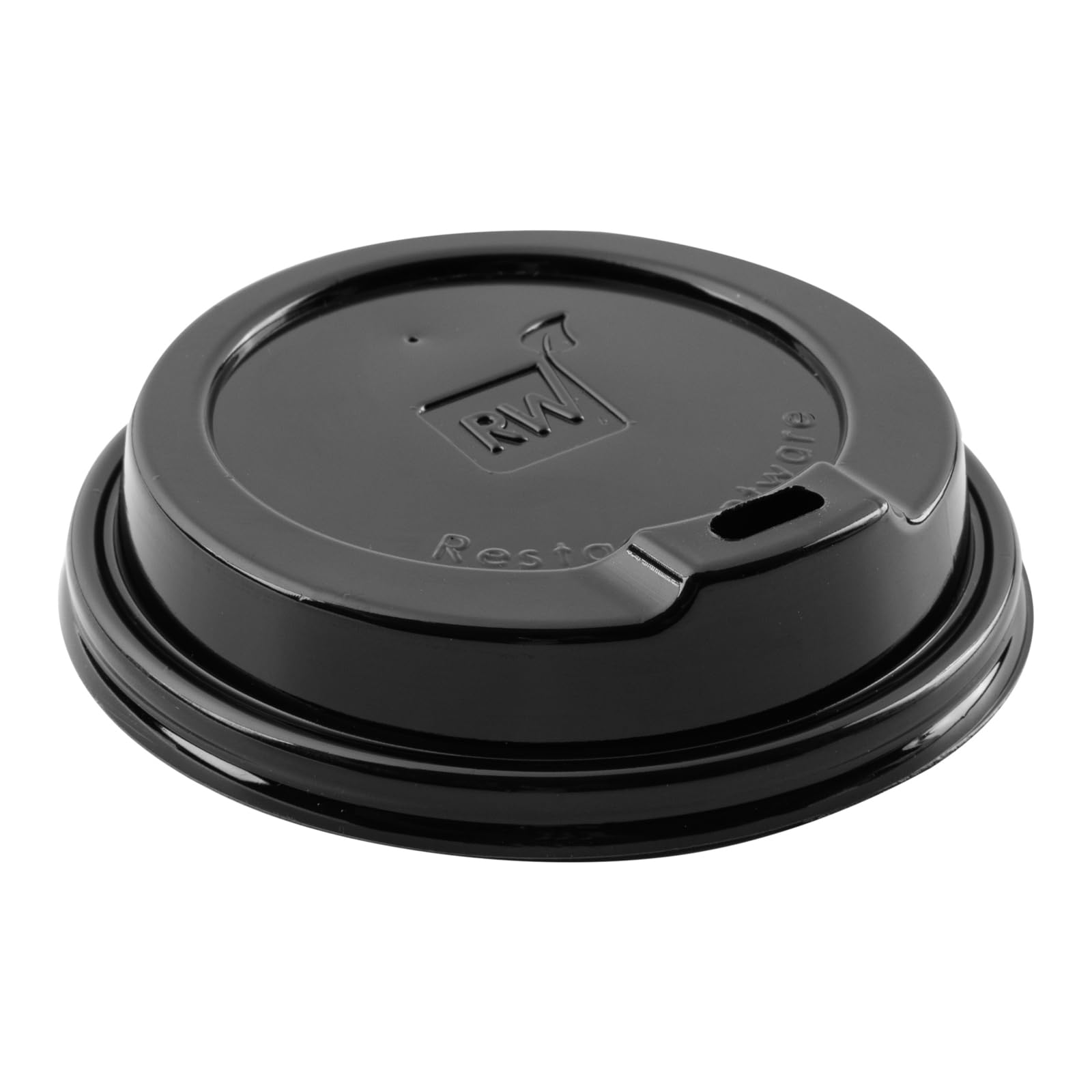 500-Count Disposable Black Coffee & Tea Cup Lids - Fits 8, 12, 16, 20 oz Cups | Recyclable Polystyrene Lids for Coffee Shops, Juice Bars & Takeout | Perfect for Hot/Cold Beverages & On-the-Go Drinks
