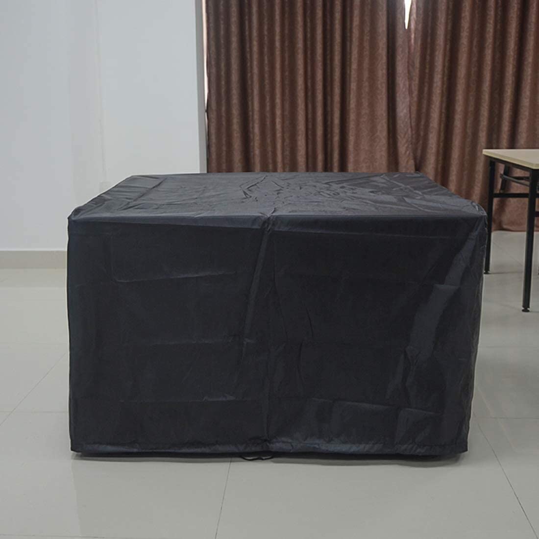 46x46x29 Inch Waterproof Square Patio Table Cover - Heavy Duty Outdoor Furniture Protector for Dining Tables, Dust & Weather Resistant with Storage Bag - Perfect for Garden, Deck, Balcony & Indoor Use
