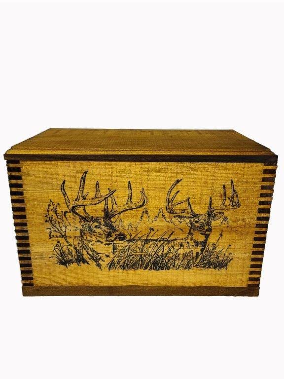 Two Trophy Deer Print