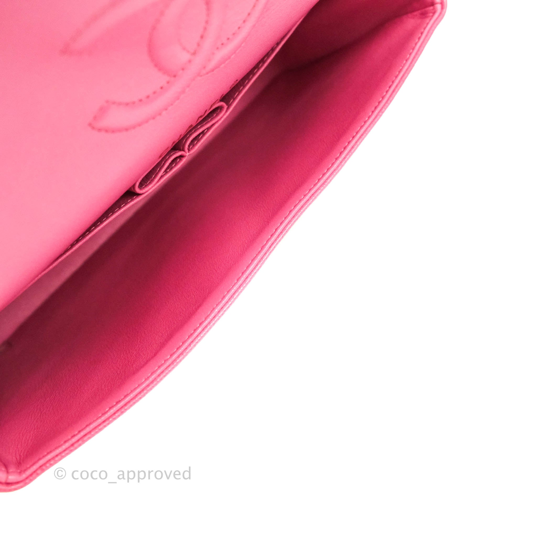 Chanel Classic Medium Double Flap Bag in Pink Caviar Leather with Gold Hardware - Perfect for Date Night & Special Occasions