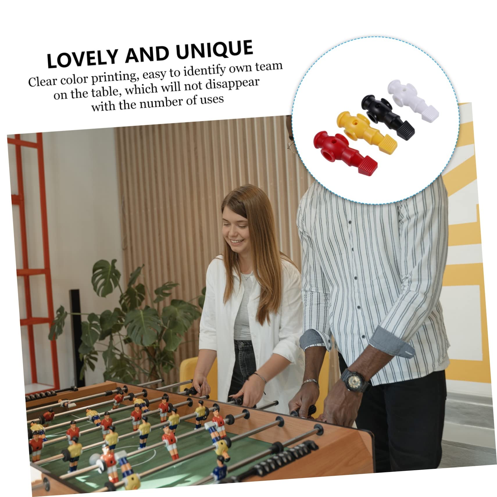BESPORTBLE 12-Piece Foosball Table Accessories Set - Replacement Parts for Table Football Game - Perfect for Home, Bar, Game Room & Arcade Entertainment