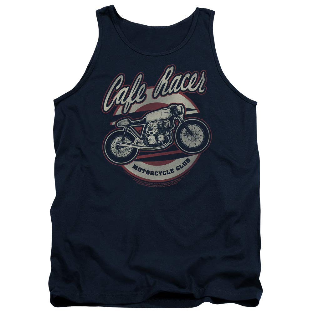 Honda Cafe Racer Unisex Tank Top for Men & Women - Vintage Motorcycle Style Tee for Casual Wear, Biker Events & Motorcycle Enthusiasts