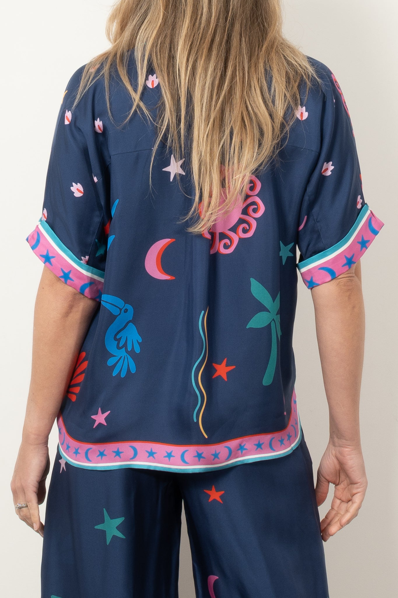 Johnny Was Fernanda Button Down Shirt - Women's Boho Floral Print Blouse for Casual Wear & Vacation Outfits | Palomas Island Style