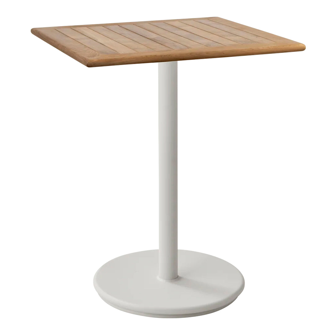 Go Cafe Table - Square Bistro Table for Outdoor & Indoor Use - Perfect for Coffee Shops, Restaurants, and Home Patios