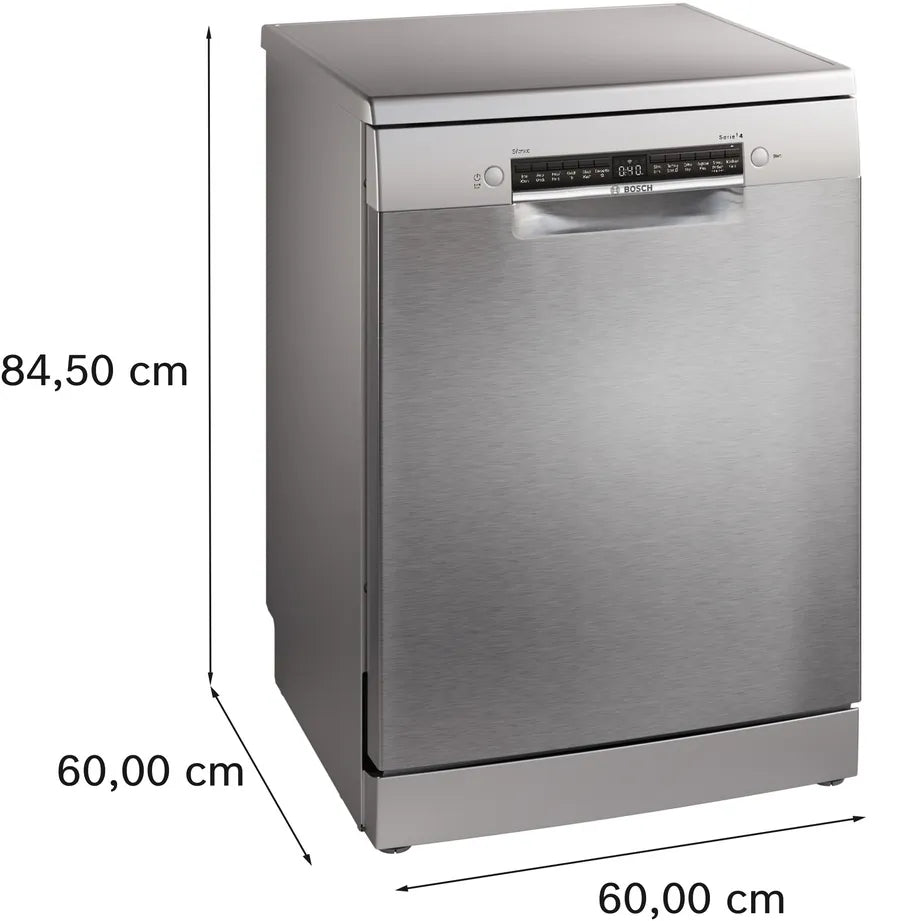Bosch Series 4 60cm Freestanding Dishwasher SMS4HVI01A - Energy Efficient, Quiet Operation for Modern Kitchens - Perfect for Small Families & Open-Plan Homes